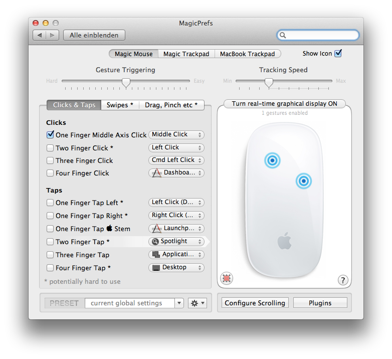 Better Touch Tool Magic Mouse 2
